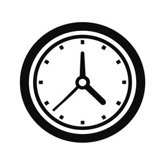 clock icon vector 