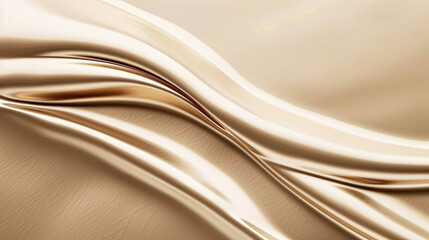Close-up of smooth, creamy white or light-colored liquid with soft, undulating textures, perfect for cosmetic, or abstract backgrounds. AI generated