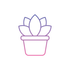 Plant Icon vector stock illustration