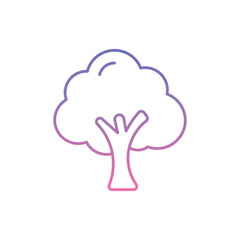Tree Icon vector stock illustration