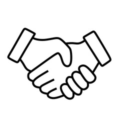 Handshake Agreement Partnership Deal Symbol Graphic Icon