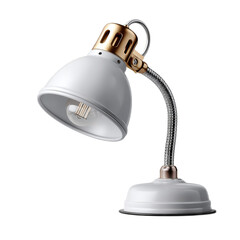 Fototapeta premium Stylish Desk Lamp Isolated on White Background for Modern Office and Home Decor Use