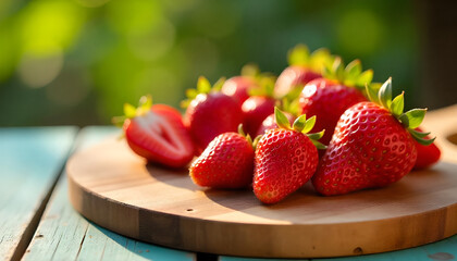 Fresh Ripe Strawberries – Sweet Red Berries Isolated on White Background

