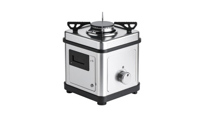 Portable stove design concept isolated on transparent background