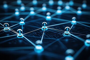 Abstract network of interconnected people