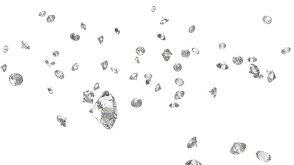 レンダリングされたダイアモンド　CG