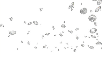 レンダリングされたダイアモンド　CG