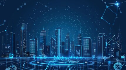 Digital Pulse: Sleek Blue Tech-Sense Line Background Images – Vibrant Cyan Circuit Patterns, Electric Blue Data Streams, Glowing Neon Wireframes, and Dynamic Tech Grid Lines in High-Contrast Digital A