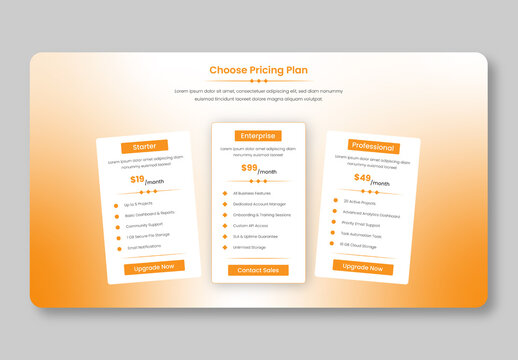 Business Pricing Plan Design