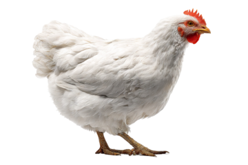 Isolated hen with transparent background in high-resolution PNG style for seamless cutout projects