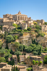 Naklejka premium The hill top village of Gordes in the Luberon Provence France