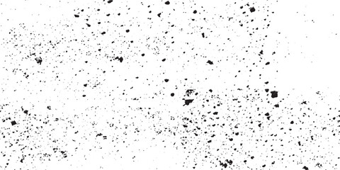 Obraz premium Random ink splatter texture with scattered black spray spots. Grunge artistic background design for creative prints and overlays. halftone dot texture vector. Distressed vintage dotted overlay with 