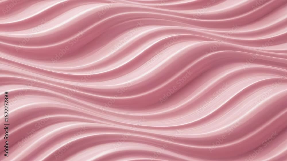 Poster a soft pink wave texture creates a smooth and elegant abstract background