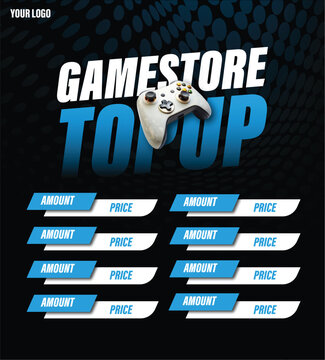 GAME TOPUP TEMPLATE