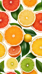 Obraz premium citrus fruit background