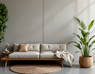 grays, browns, and greens, the mood is one of tranquility and connection to nature, evoking a sense of simple, timeless beauty.
