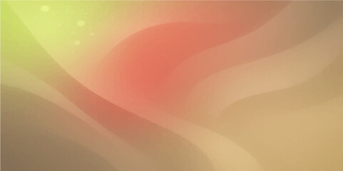 Blushed Sunset Tones with Abstract Gradient Curves in Warm Pastel Wave Design Background