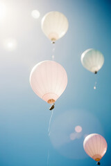 Fototapeta premium pastel balloon