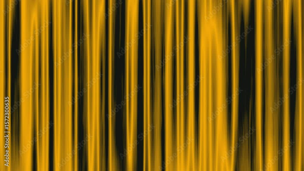 Aufkleber abstract digital yellow lines futuristic vertical light streams in a matrix-inspired style with moti