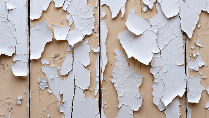 peeling paint on wood