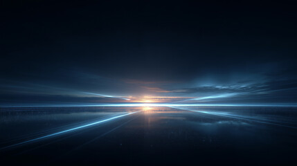 abstract blue background with rays