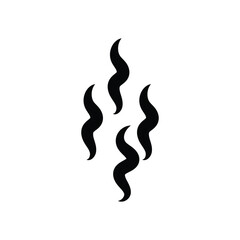 Smoke and Steam Icon Set. Hot Vapor, Smell, and Aroma Symbols. Cooking Fume and Warm Air Vector Collection.