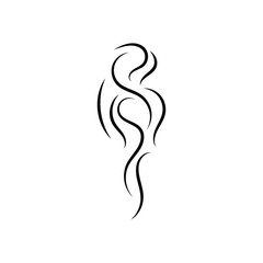 Smell, smoke icons. Cooking hot steam or warm aroma smell mark, steaming vapor odor icons, symbols. Coffee Tea Soup Smoke Fume icon collections.