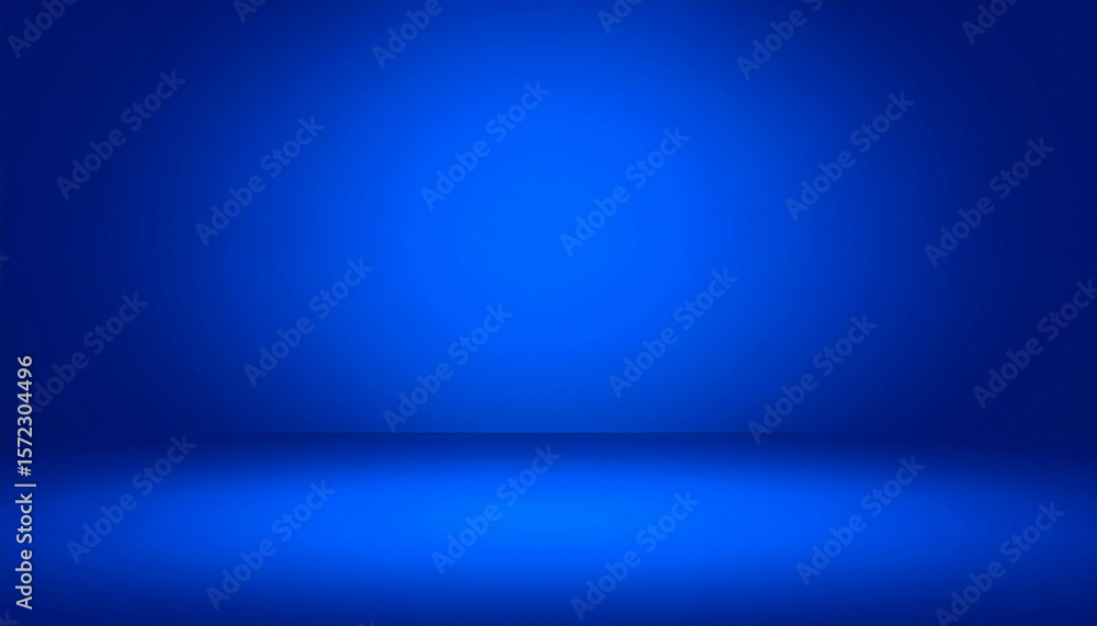 Poster abstract blue background for web design templates and product studio with smooth gradient color
