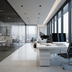 Modern, bright office space with city views (1)