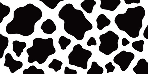 白黒の牛柄模様
