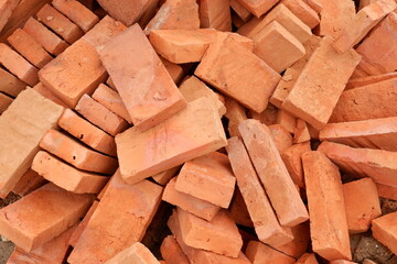 orange brick detail texture