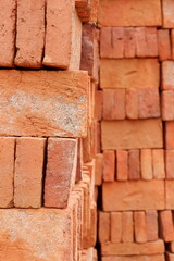 orange brick detail texture