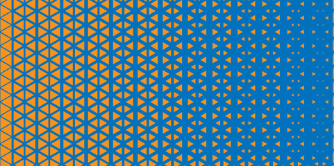 abstract hexagonal pattern background. Degraded border for design prints.Fade halftones wallpaper.Vector illustrationflat geometric texture.Honey bee hive black and orange color Template Design ......