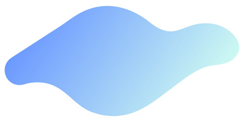 Fototapeta premium Fluid Blue Shape Gradient Modern Backdrop