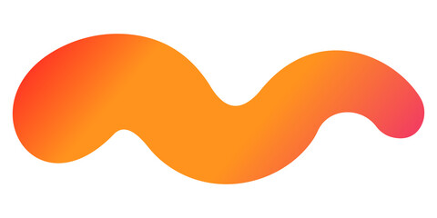 Fluid Blue Shape Gradient Modern Backdrop