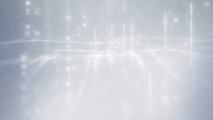 Abstract Data Visualization with Light Effects and Soft Gradients