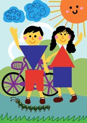 children in the park