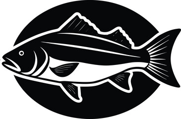 vector illustration of a fish