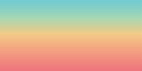 夕焼け色のグラデーションカラーの背景イラスト