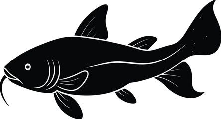 vector illustration of a fish
