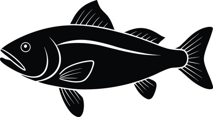 vector illustration of a fish