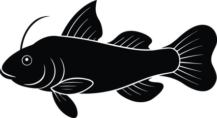 vector illustration of a fish