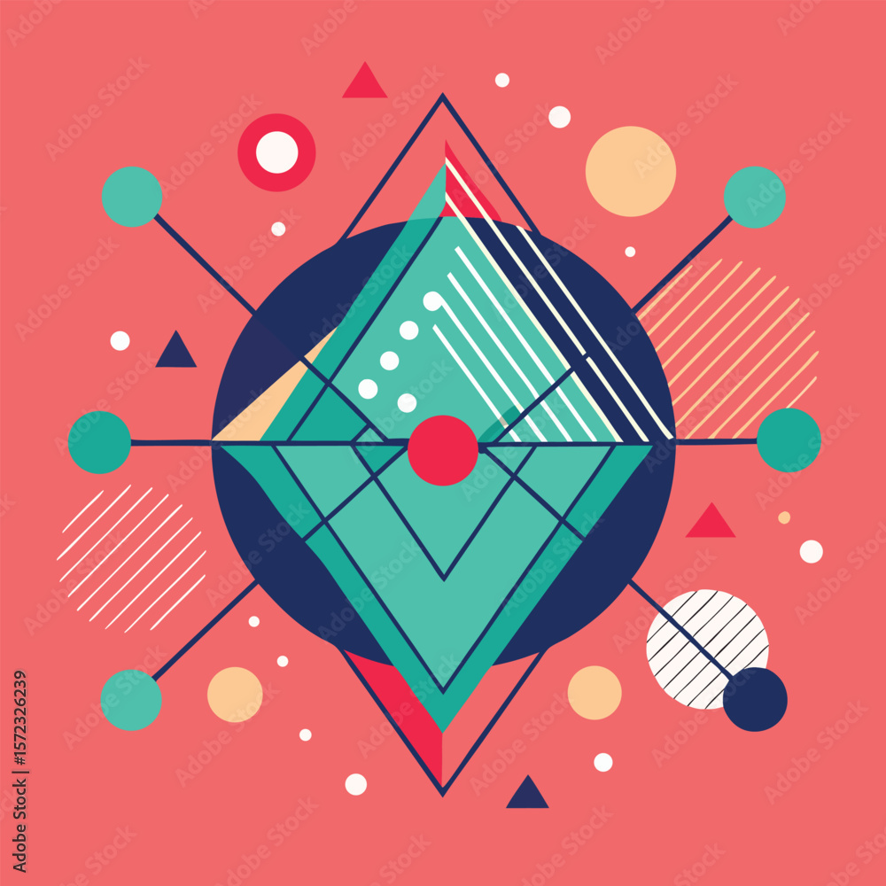 Poster abstract simple geometric vector seamless pattern with gold line texture on white background. light 