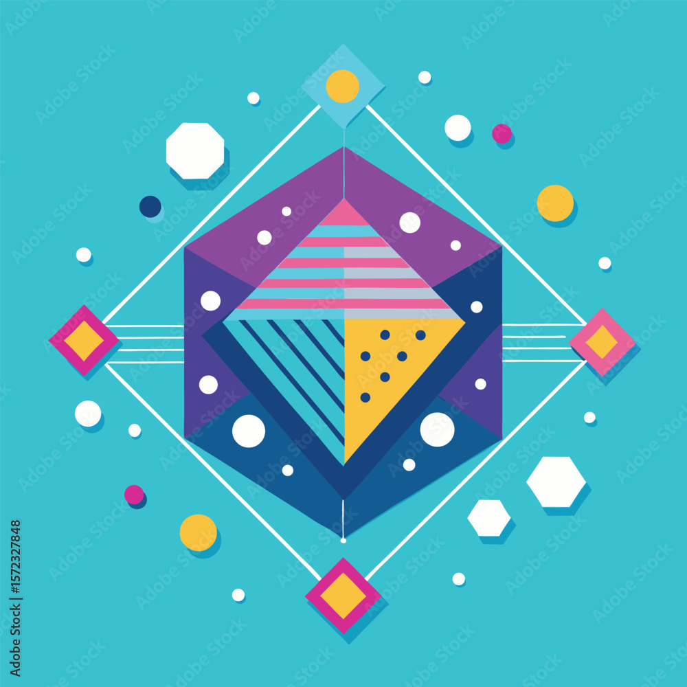 Poster abstract simple geometric vector seamless pattern with gold line texture on white background. light 