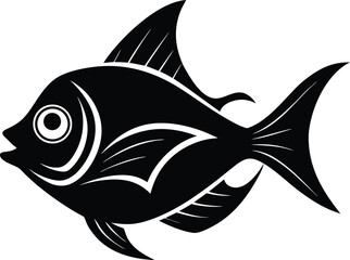 vector illustration of a fish