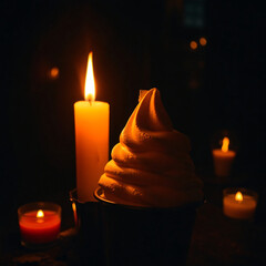 candles in the church