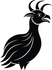 vector illustration of a rooster