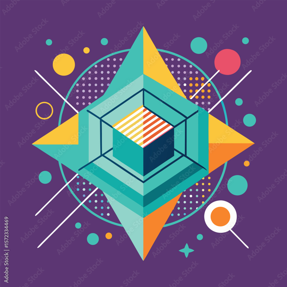Poster abstract simple geometric vector seamless pattern with gold line texture on white background. light 