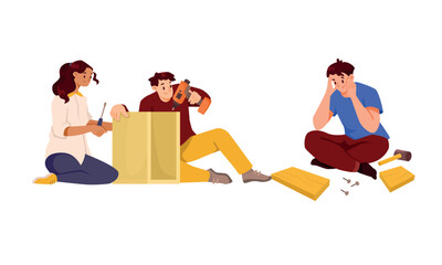 A Creative Team is Actively Collaborating on a Challenging Project Together Right Now