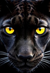 Black Panther Eyes Background Wild